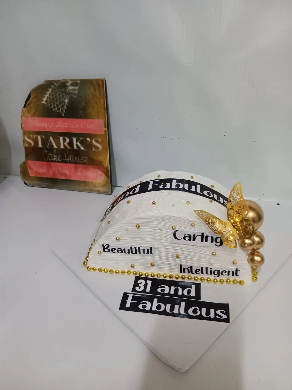 Nurse retirement celebration cake by Stark’s Cake House in Turkana